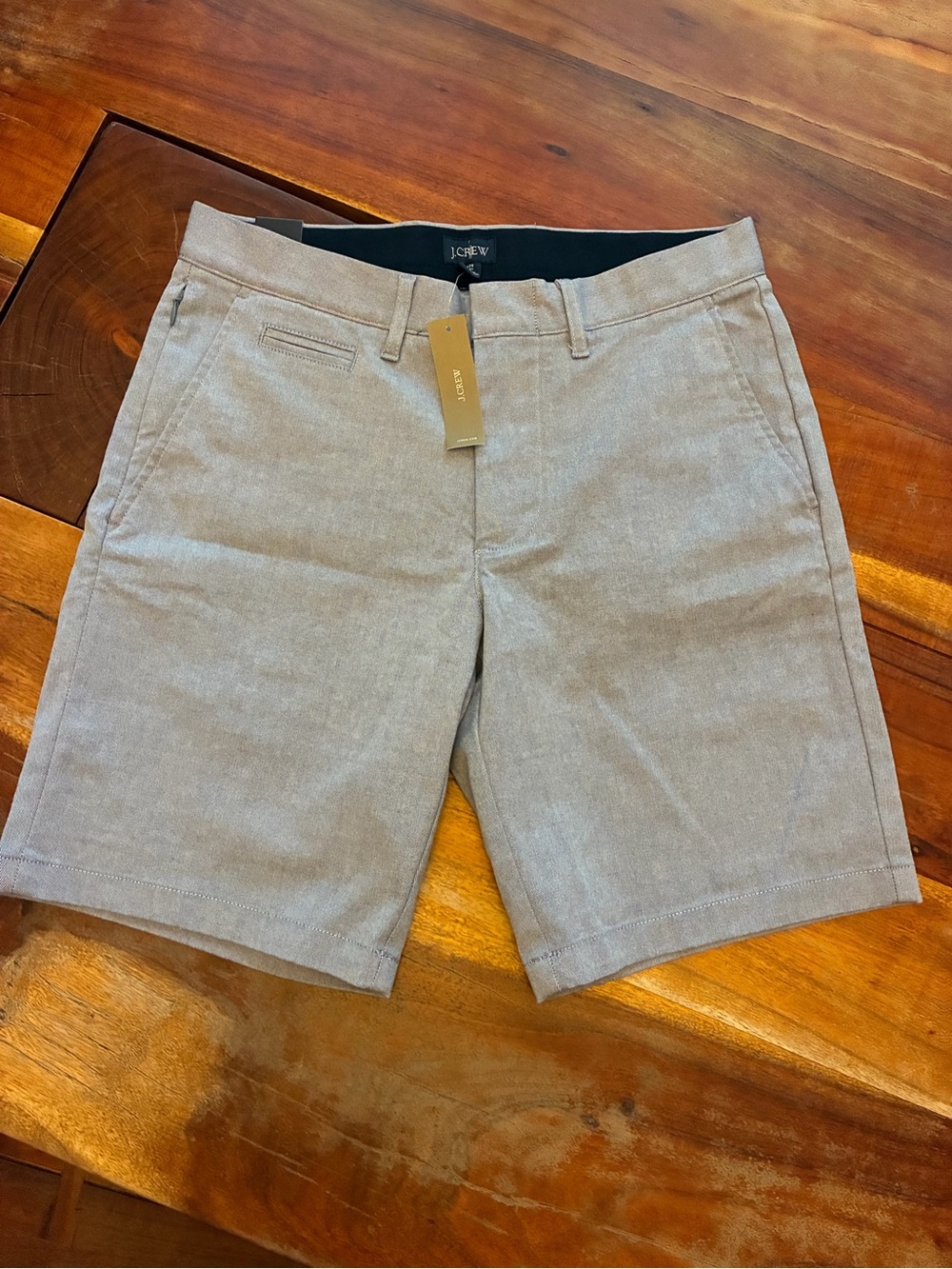 J. Crew Men's Light blue Front Chino Shorts